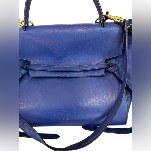 Celine Grained Calfskin Mini Belt Bag Cobalt - Picture 8 of 9